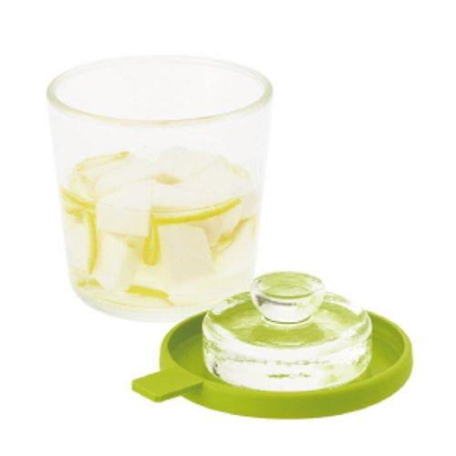 Risu Pickle Container "Glass Pickle Pot" Glass Pickle Pot, Round, Green
