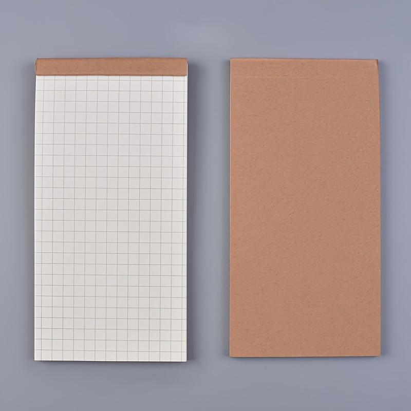 1pc 50 Sheets Practical Tearable Note Book Kraft Paper Portable Notebook Daily Planner Memo Pad