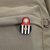 Cultural Costume Collected Enamel Pin Classic  Nesting Doll Metal Brooches Lapel Badge Jewelry Gift For Friends