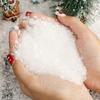White Artificial Snow Powder Fake Snow Flakes Xmas Tree Fluffy Snowflake Christmas New Year Party Decoration Winter Scene Props
