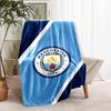 1pc Blanket - Manchester City Football Club Print Design, Lightweight Blanket for Sofa, Bed- Soft &Warm, Gift for All Seasons