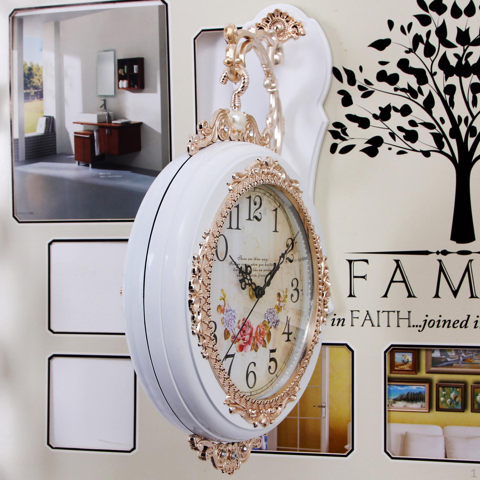 

Double Sided Wall Clock, Quiet for Kitchen and Office
