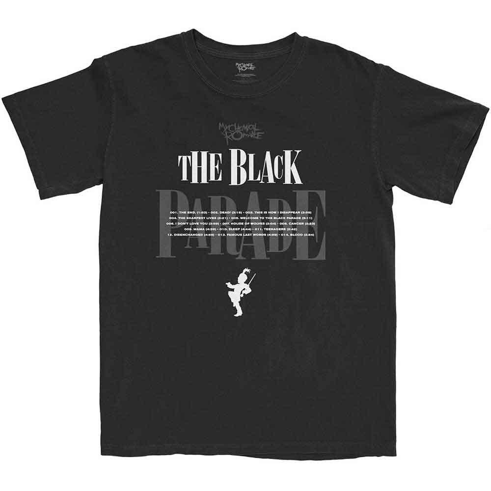 

My Chemical Romance Track Listing T-Shirt Black New Unisex T-Shirt XL