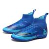 Mandarin Duck Two-color Football Shoes Men's and Women's High-top TF Broken Nails AG Long Nails Artificial Turf Student Children's Training Shoes
