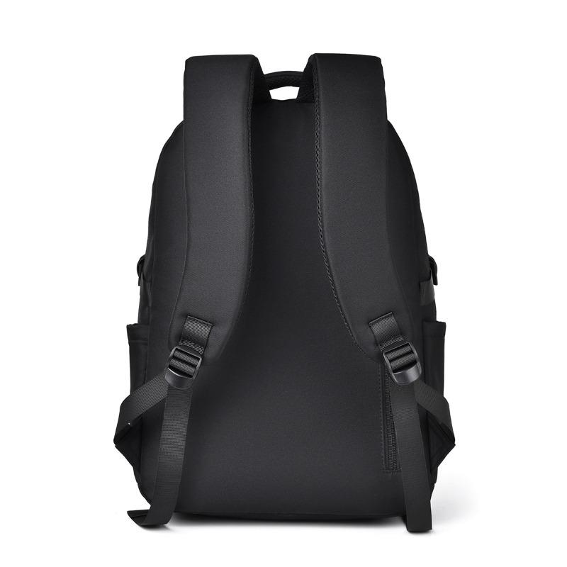 Backpack Large Capacity Simple Student Backpack Junior High School Student Leisure School Bag Double Back
