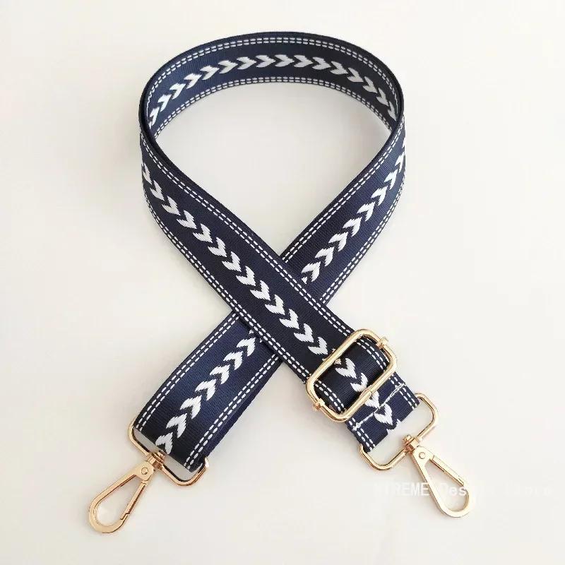 New Color Nylon Wide 3.8cm Shoulder Bag Strap Adjustable Straps for Crossbody Messenger Shoulder Bag Accessories Handbag Straps