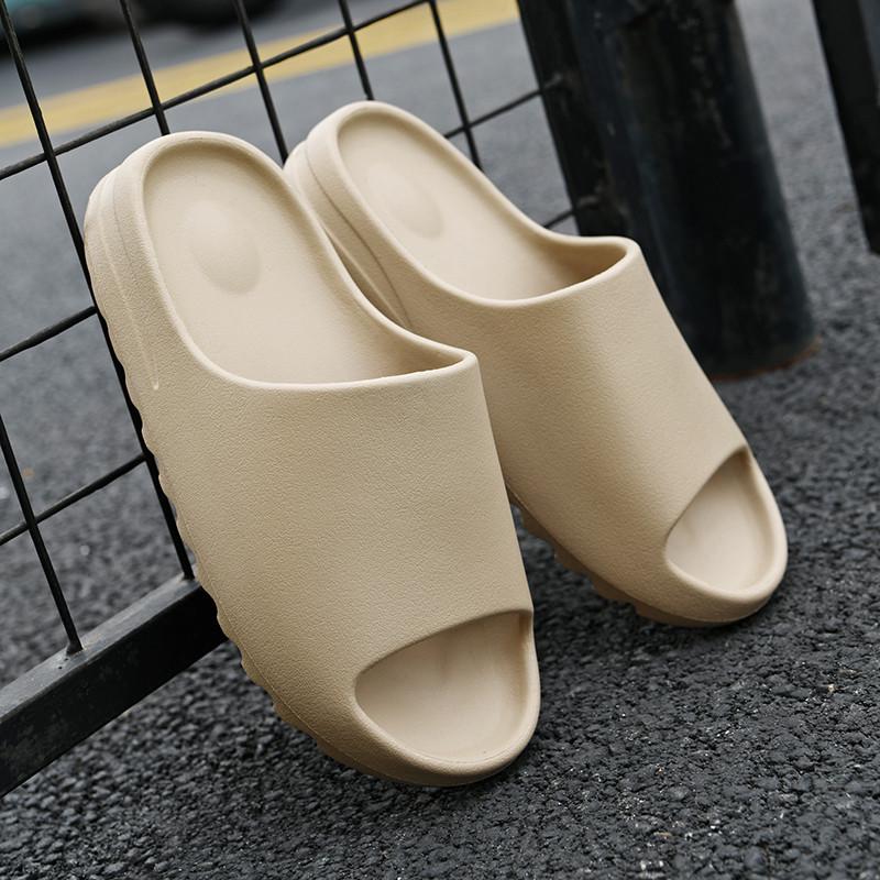 Men's Summer Non-Slip Sport Slippers, "Stepping on Clouds" Single Strap Sandals, Lightweight Thick-Sole Indoor/Outdoor Flip-Flops