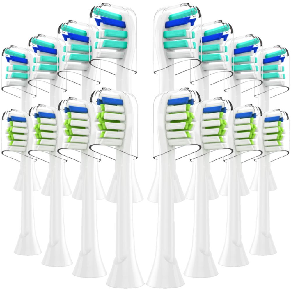 

Набор насадок для электрических зубных щёток Philips Sonicare, 16 шт