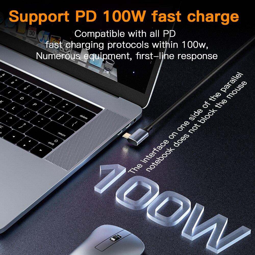 KEYSION USB4.0 40Gbps Data Cable USB C To Type C Thunderbolt 3 8K@60Hz Data Cable PD 100W 5A Fast Charging Cable for Macbook Pro
