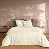 Housse Couette + 2 Taies 220 X 240 Cm Flanelle Veloutea Clair