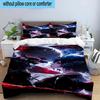 3PCS Tokyo anime Artwork 3pcs Bedding,Including 3PCS Duvet Cover And 2pcs Pillowcases Perfect for Christmas,Ideal for Bedroom, Dormitory