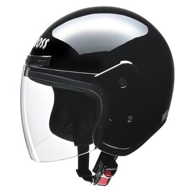 LEAD Industries Motorcycle Helmet Jet CROSS Black (LEAD) CR-720 -