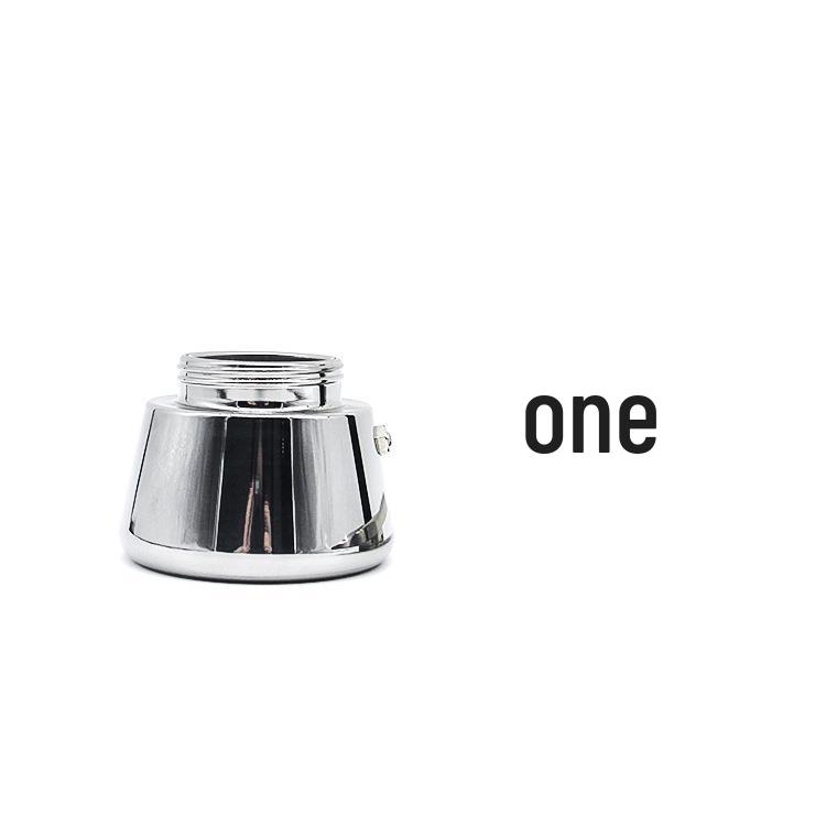 Edelstahl Moka Espresso-Kanne mit zwei Griffen