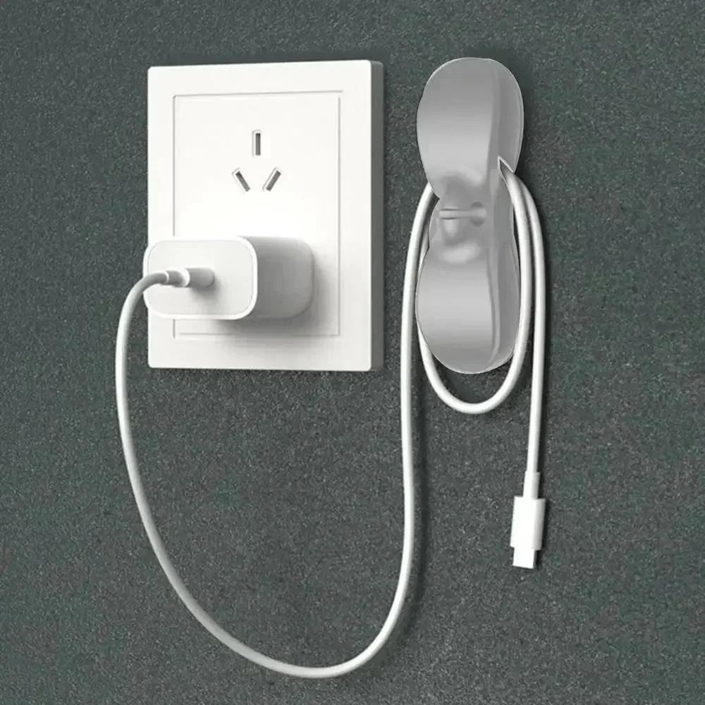 Kitchen Storage Wire Winder, Household Traceless Plug Fixed Power Cord Organizer, Wire and Cable Management, Home Storage Tools