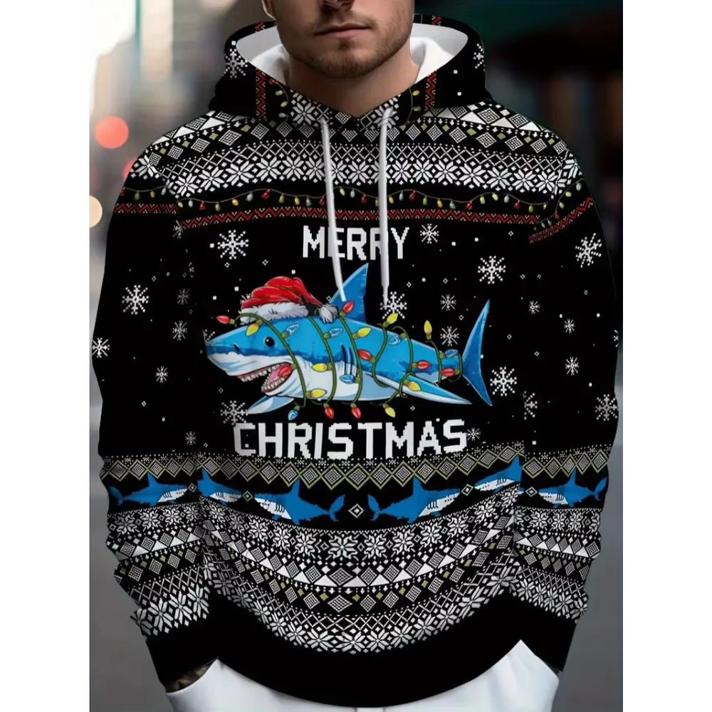 Simple Comfortable Men's Hooded Sweatshirt Casual Loose Hoodies Sweatshirts Men’s