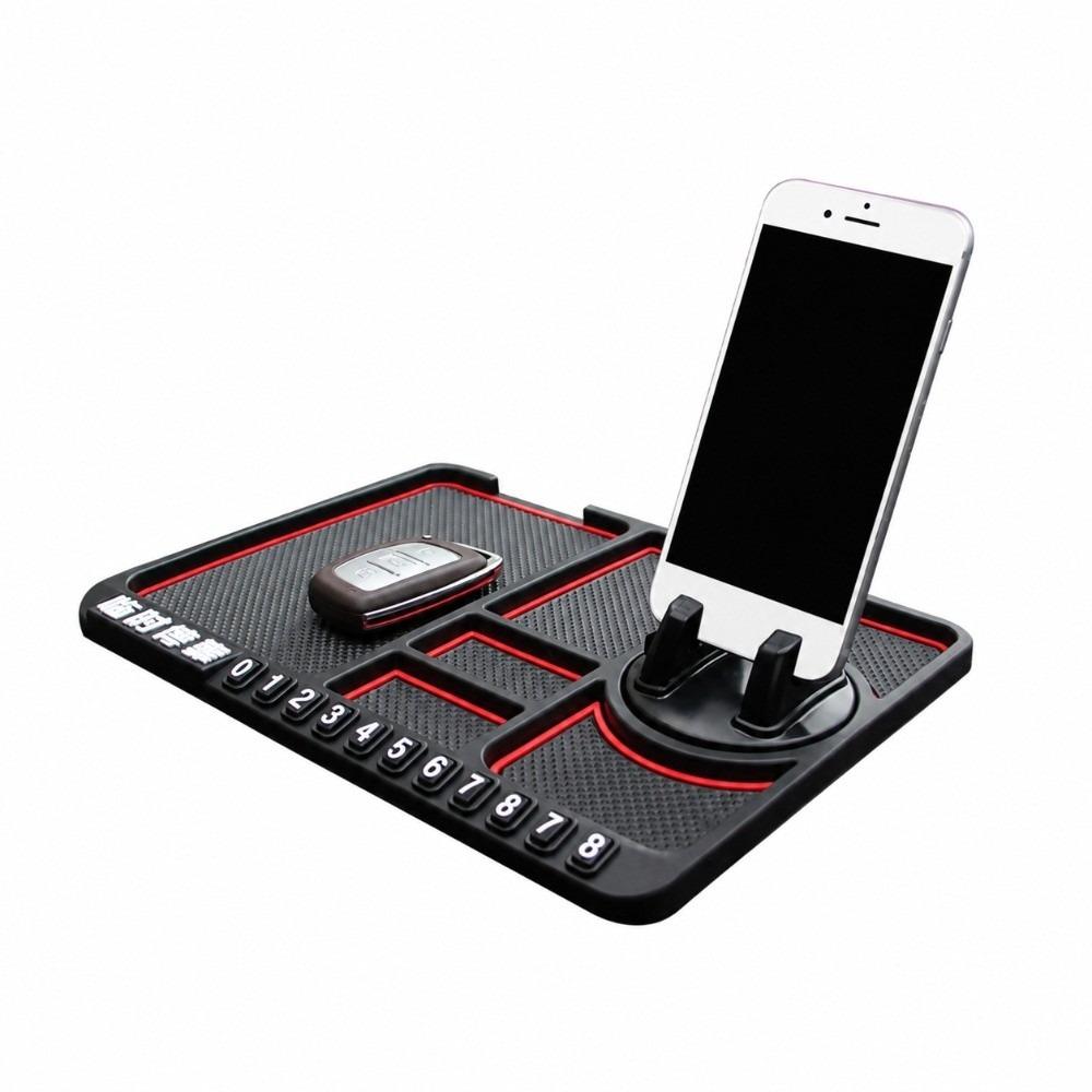 Silicone Phone Holder Mat Multifunctional Dashboard Storage Pad  Car Interior Dashboard