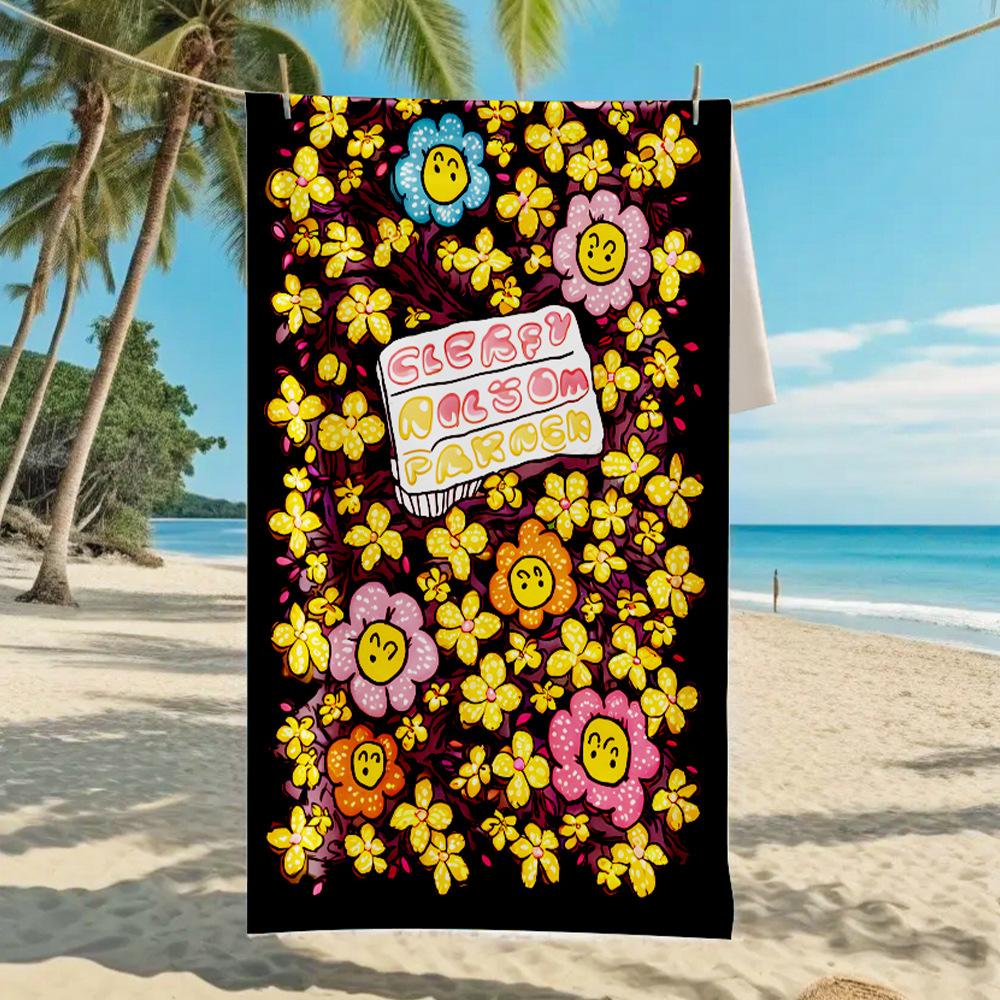 2026 Mermaid Tail Beach Towel Printed Towel Seaside Vacation Absorbent Beach Towel