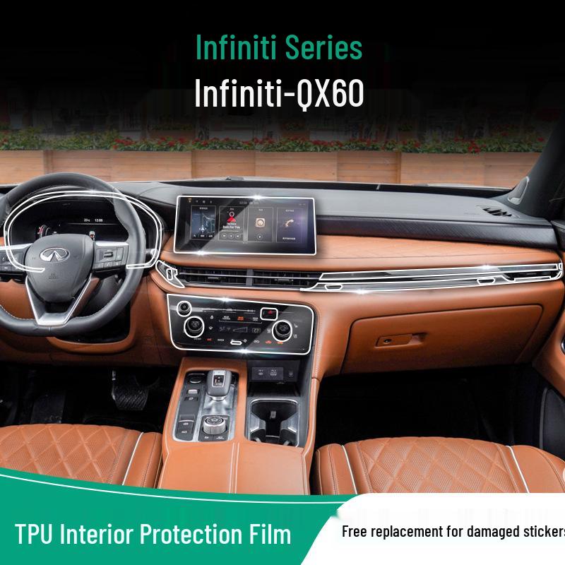 Infiniti QX60 Interior Film Console & Screen Protector (2022-2024)