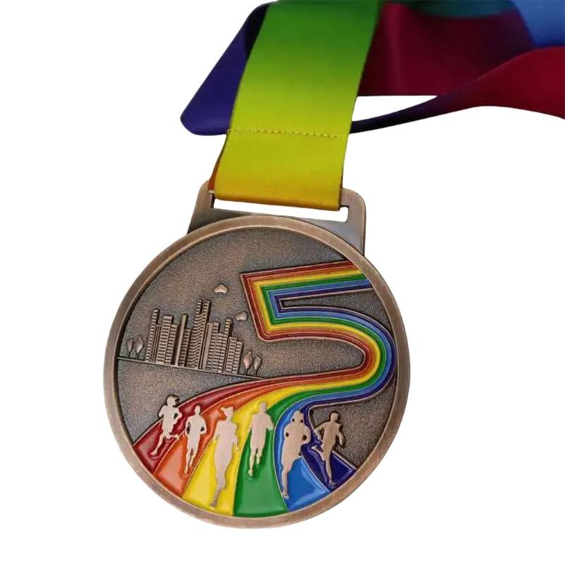 Metal Gold Silver Bronze Award Medals with Ribbon, Winner Medals for Children Teens Event, Classrooms, Office and Sports