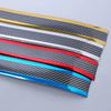 Car Threshold Strip Anti Scratch Door Sill Protector Rubber Strip Carbon Fiber Car Threshold Protection Bumper Film Sticker