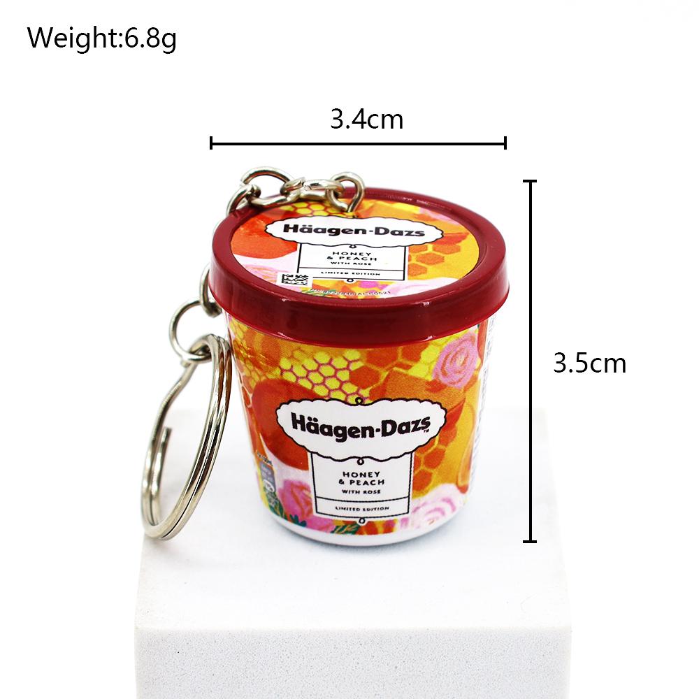 

Miniature food toy ice cream pendant, simulation mini chocolate ice cream cup pendant, doll machine, contents, small gifts