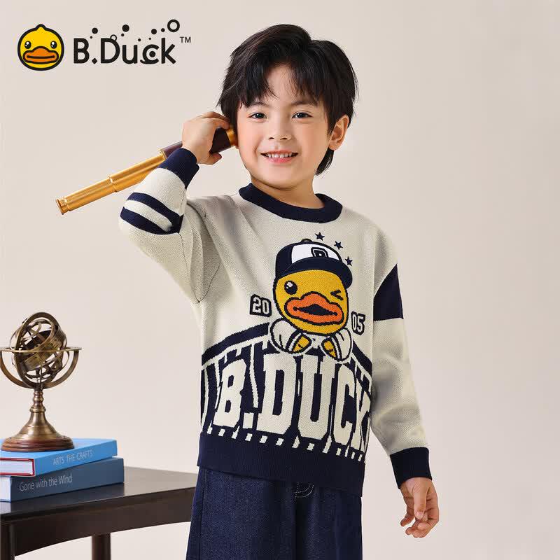 B.Duck Boys' Casual Knitted Sweater