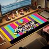 Cartoon Powerpuff Farb-Mauspad Großes Gaming-Tischkissen Rutschfestes Laptop-Tablet Großes Mauspadd XXL Matte Mini-PC-Spielmatte Mit Verriegeltem Rand