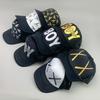 Breathable Cartoon Letter Fashion Men'S And Women'S Baseball Cap Cotton Hip Hop Skateboard Hollow Casual Sun Hat