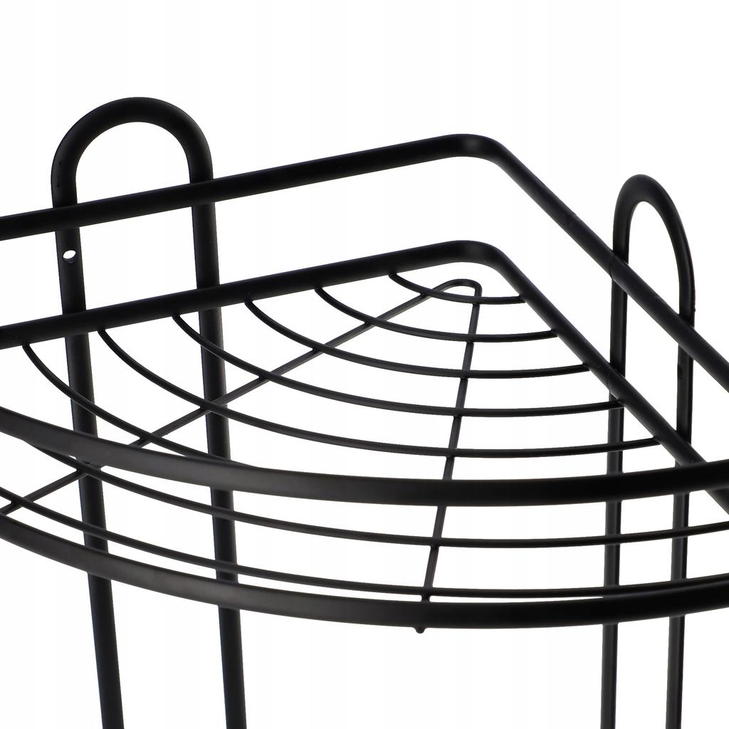 KADAX Eckregal Wandmontage Badezimmer Schwarz