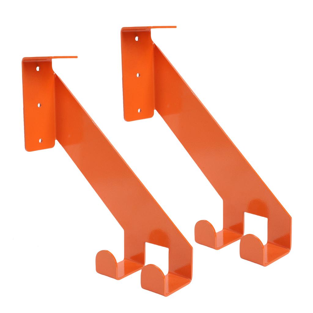 2PCS Chainsaw    Stainless Steel Wall Mount Heavy Duty Chainsaw Hold  Garage Storage   for Home Workshop Orange