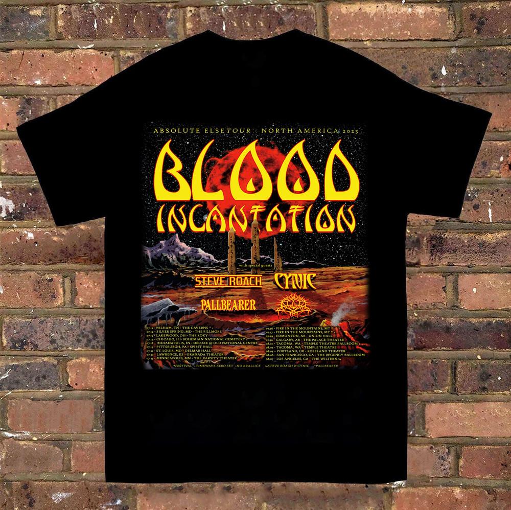 

Blood Incantation Summer North American Tour S to 5XL Tshirt QT1622 Unisex T-Shirt S