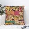 L-Loud Houses Family Cartoon Pillow Cover Custom Cushion Cover Novelty Pillow Case For Living Room Bed Chair