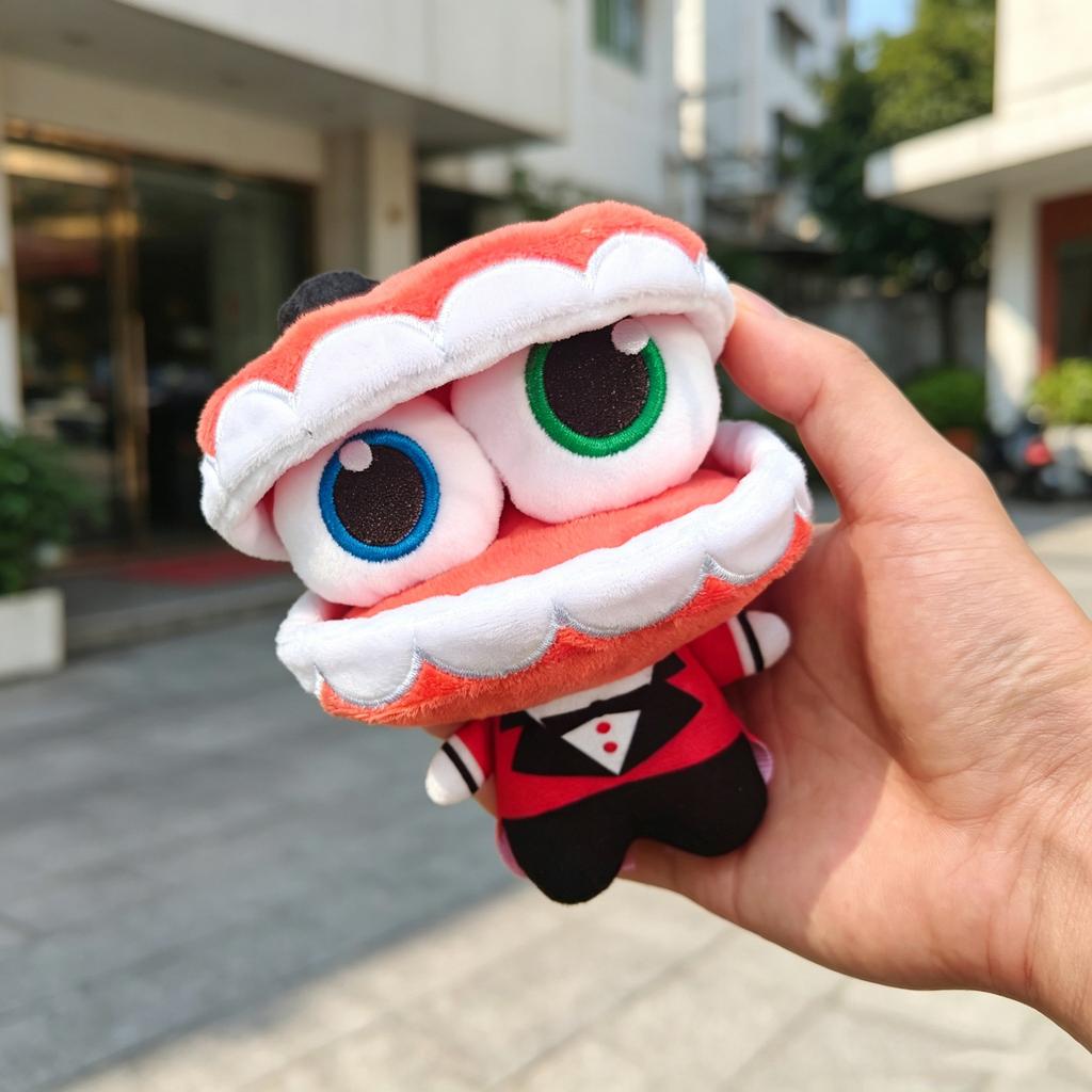 New Caine The Amazing Digital Circus Q Version Plush Toy Body Stuffed Cotton Doll For Anime Fans Collectible Decoration Gift