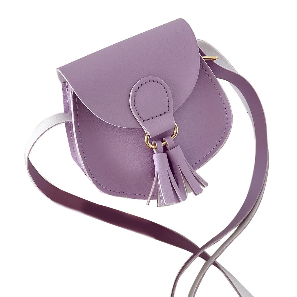 Cute PU Leather Shoulder Bag Crossbody Bags for Girls Children Small Coin Purses Multi-function Purse