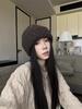 Autumn and Winter Hats, Women's Big Head Circumference Shows Their Face, Small Pile Hats, Gypsy Wool Knitted Hats, Warm Bald Hats