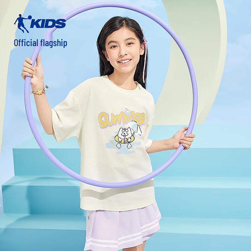 Jordan Girls  Summer Sporty Short Sleeve T-shirt 130