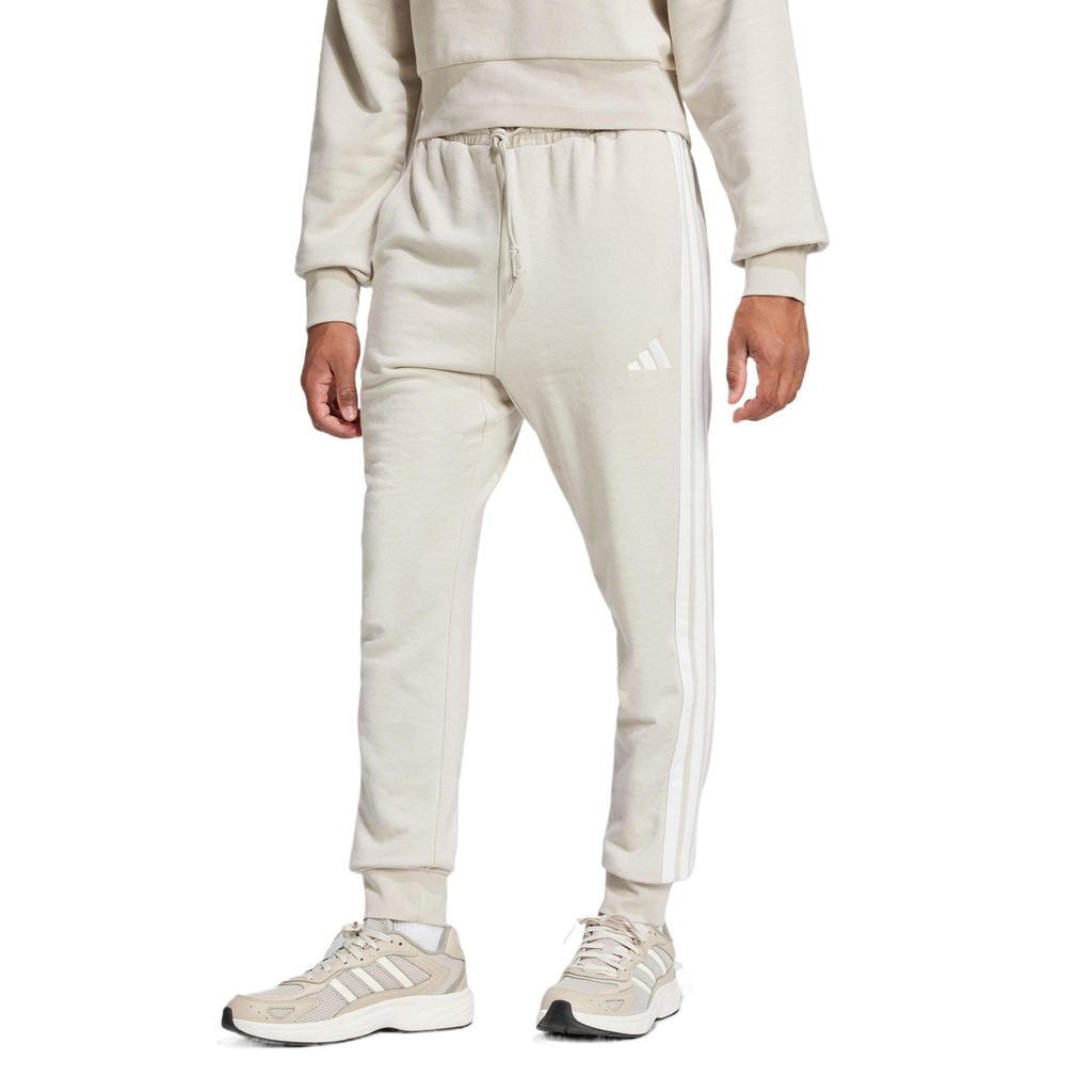 Adidas Sportovní výkon Nezbytné Měkké Pohodlné Šněrovací Střední Pas Retro Pruhované Neformální Kalhoty Pánské Spodky Šedé JE6353