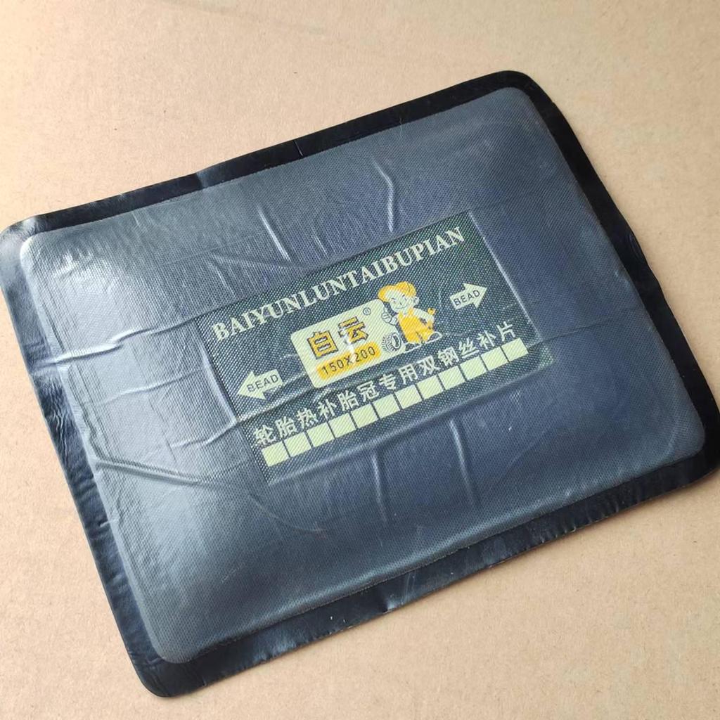 Rohgummi-Reifenreparaturflicken - Vulkanisierender stahlverstärkter quadratischer Runderneuerungsflicken