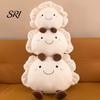 Cartoon Dumpling Pluche Kussen Zacht Gevuld Voedsel Speelgoed voor Bank Bed Auto Schattig Kussen Gezellige Rugsteun Woonkamer Slaapkamer Pluche