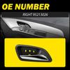 1PCS Black+Chrome Interior Door Handle for 2011-2015 Chevy Cruze Passenger Side