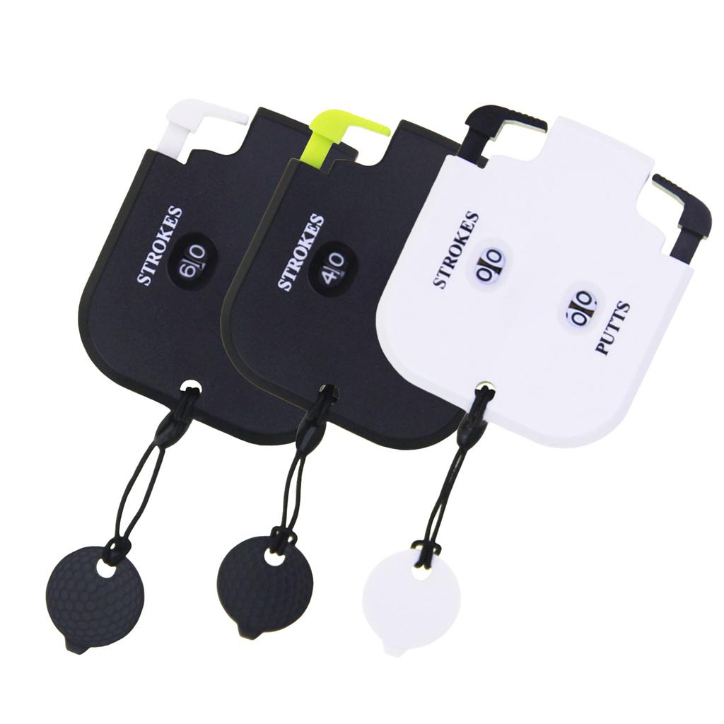Golf Shot Count Stroke Putt Score Counter 2 Player Stroke Counter Golf Score Indicator for Golf Game Score Keeper
