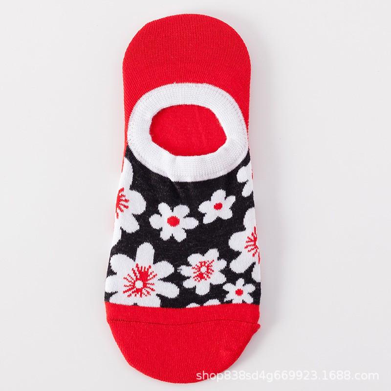 Womens Invisible Low-Cut Cotton Socks Non-Slip Ankle Breathable Casual Short Daily Wear