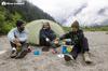 MSR Switch lightweight backpacking and camping stove system.