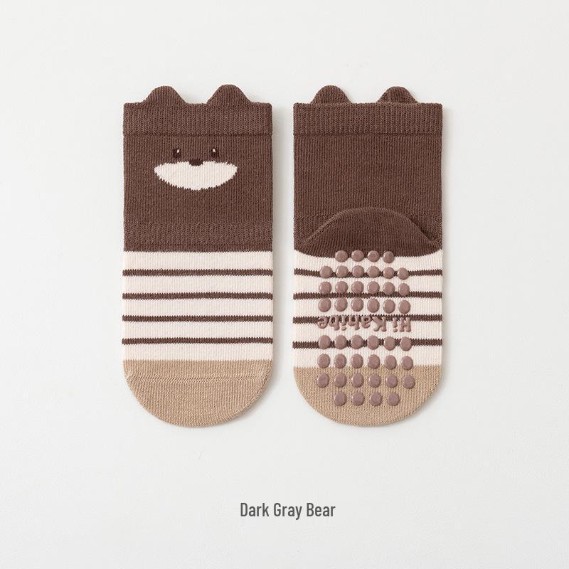 

2025 Весна/Лето Нескользящие Мультяшные Детские Носки для Пола - Класс А До середины икры Утепленные Носки для Первых Шагов. Large (3-5 years)