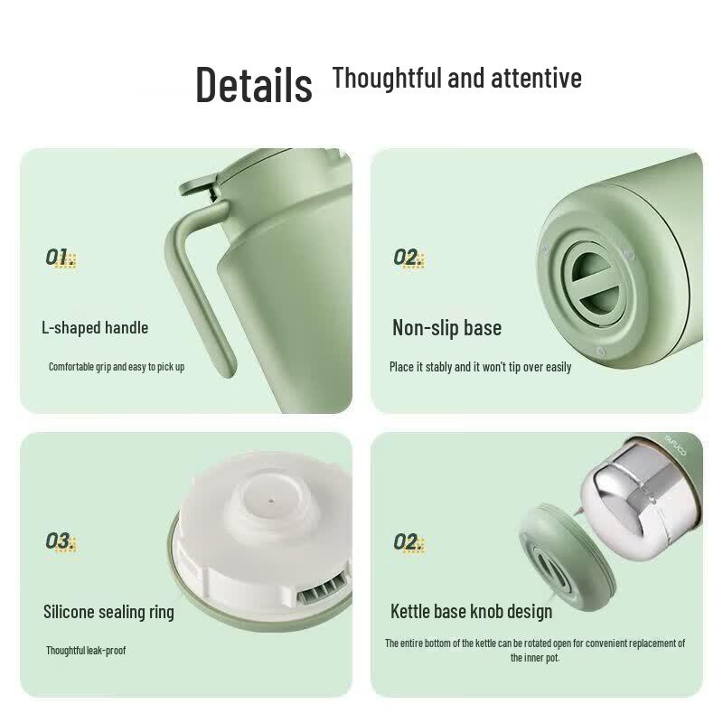TAFUCO Glass Lined Insulated Thermos