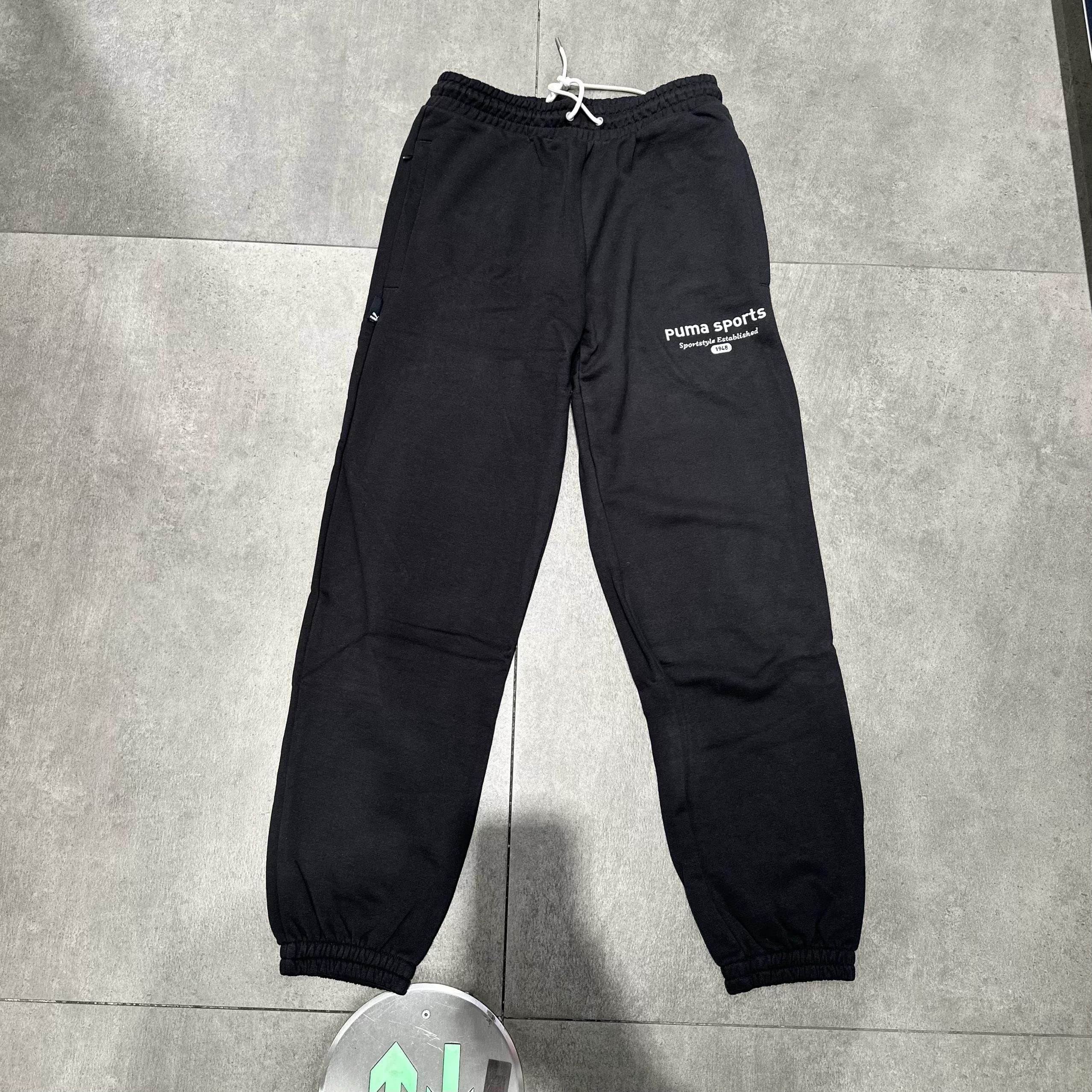 Puma Men s Pants 2024 New Sports Pants Cuffed Tapered Pants Loose Sweatpants Casual Long Pants 623419 S