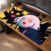 Girl And Cat Mouse Pad Large Computer Office Game Table Mat Rubber AntiSlip Stitched Edge Keyboard Mats 90x40 Xxl Desk Pads