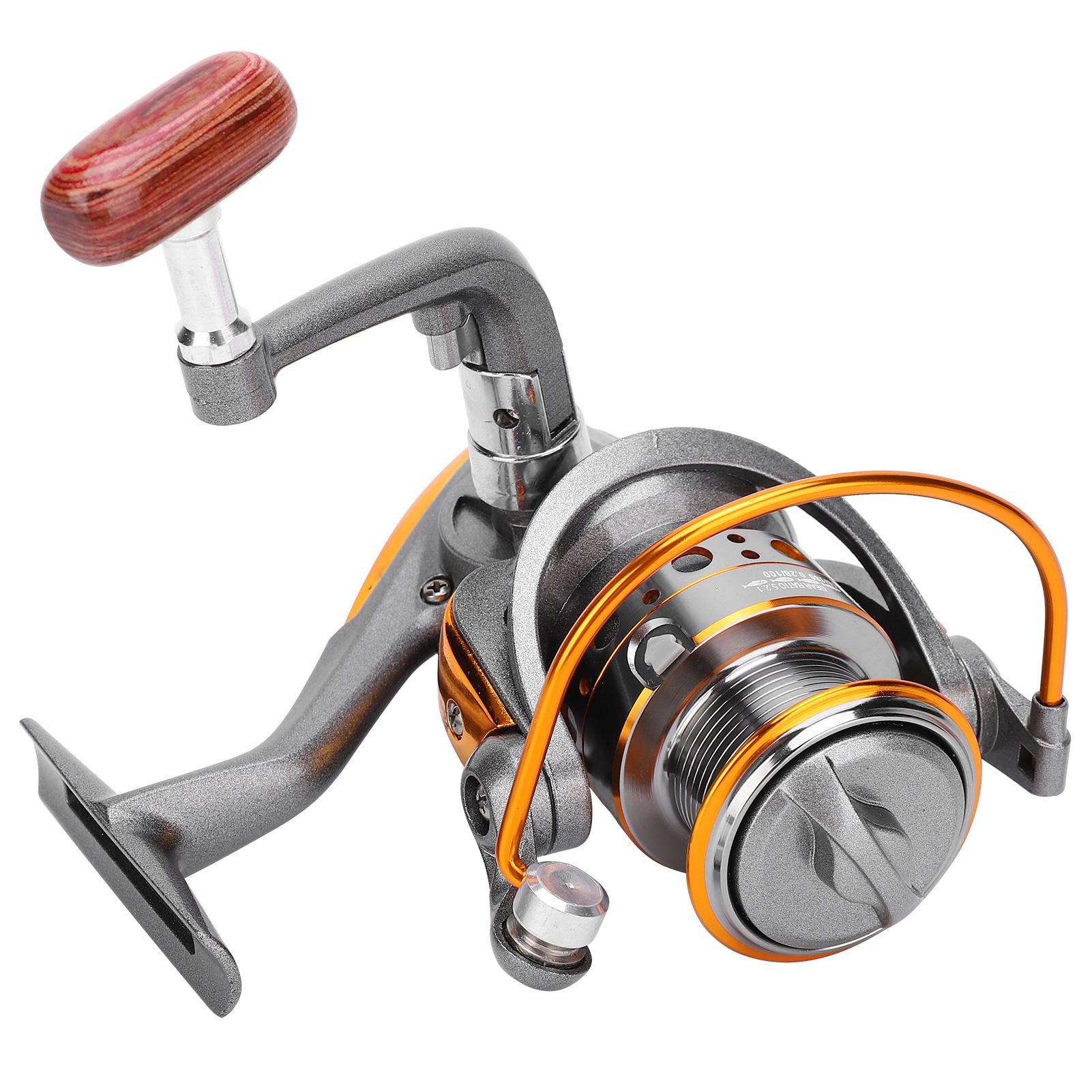 Portable 13 Shaft Metal Sea Fishing Rod Fishing Reel Fishing Accessory Silver Gray