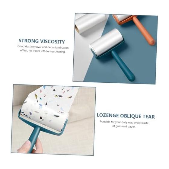 Viscous Pet Hair Remover, Adhesive Roller for Clothes and Furniture, Small, Odorless, Compatible, Household Cleaning Goods