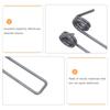 9Pcs Double Coil Torsion Spring Stainless Steel Heavy Duty 2 Coils for Fan Base Lighting Fixture Accessories Steel Spring